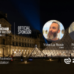 EOS Network Foundation's Yves La Rose and Patty Fisher at Paris Blockchain Week 2023
